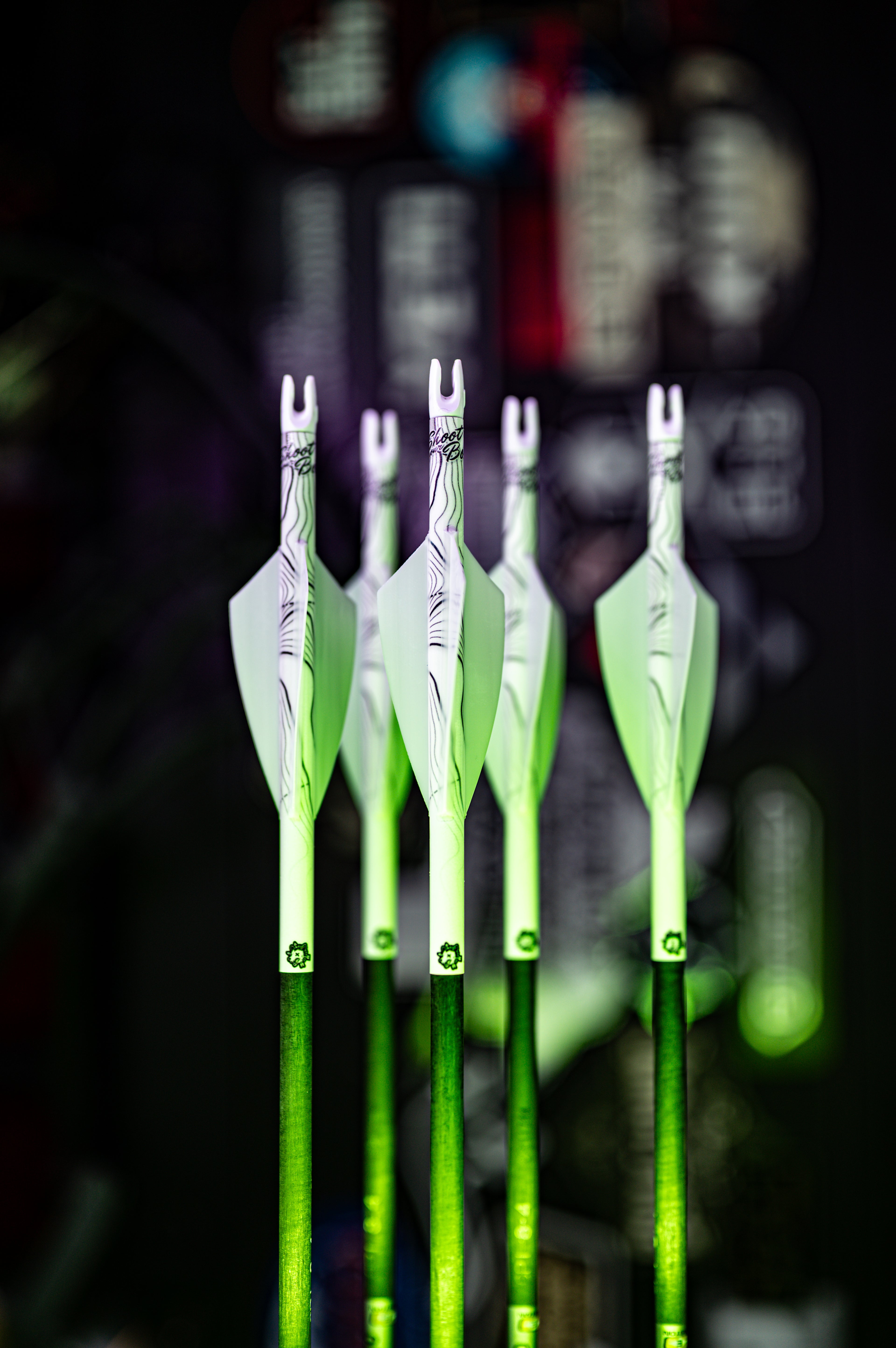 -SHOOT YOUR BOW- GLOW IN THE DARK ARROW WRAPS