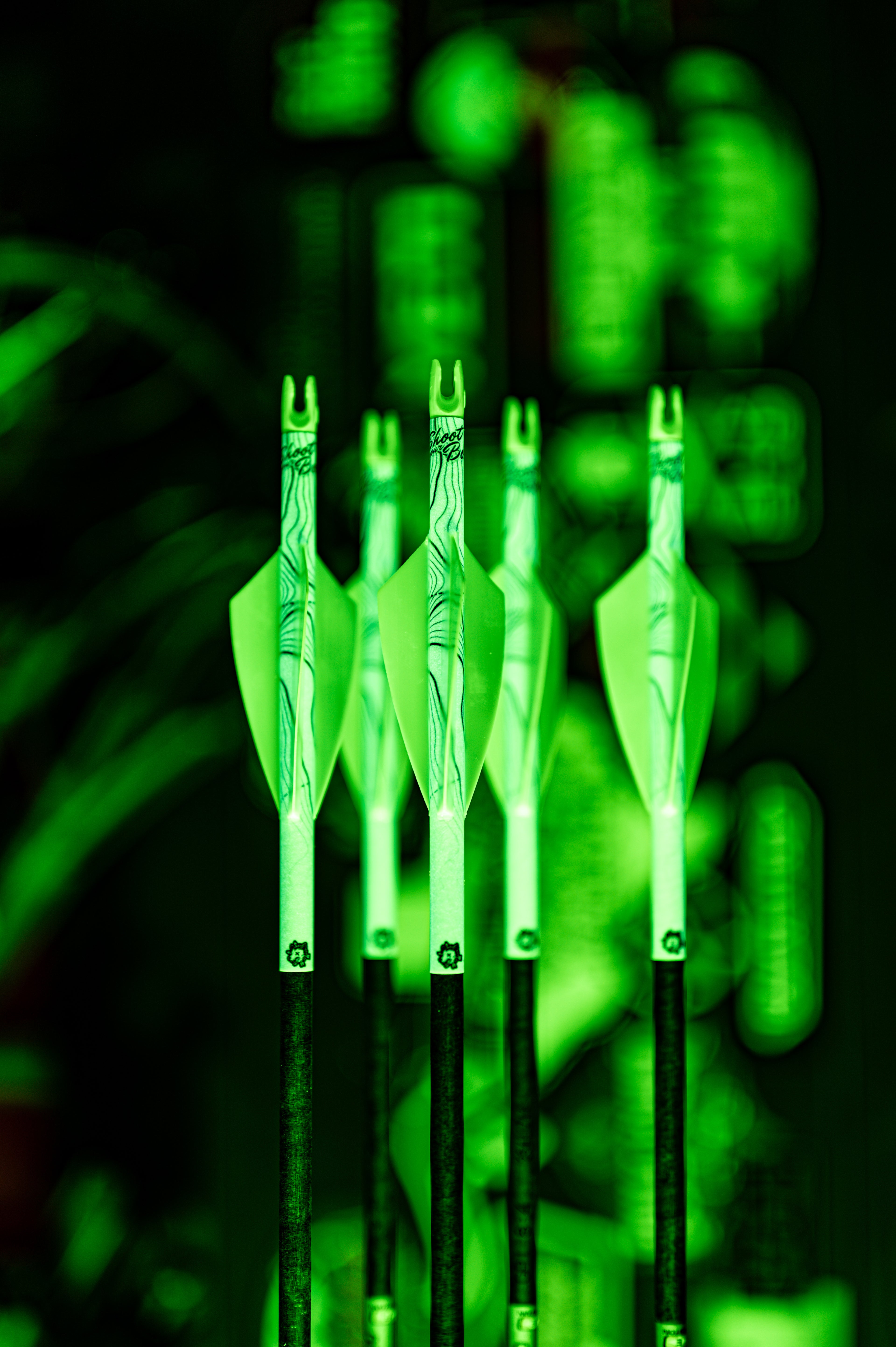 -SHOOT YOUR BOW- GLOW IN THE DARK ARROW WRAPS
